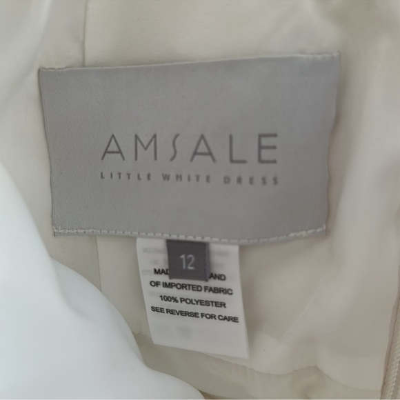 AMSALE bow back strapless bridal dress FINAL PRICE NO OFFERS - Picture 11 of 11